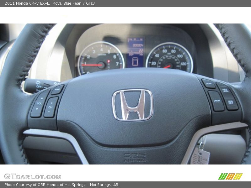 Royal Blue Pearl / Gray 2011 Honda CR-V EX-L