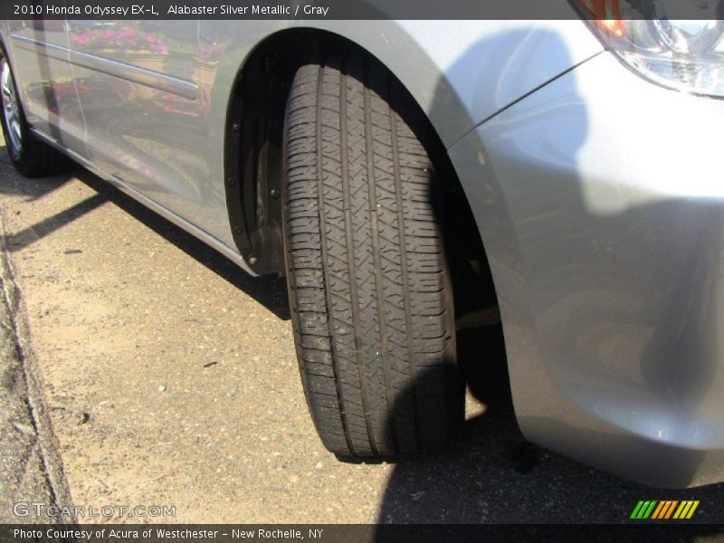 Alabaster Silver Metallic / Gray 2010 Honda Odyssey EX-L