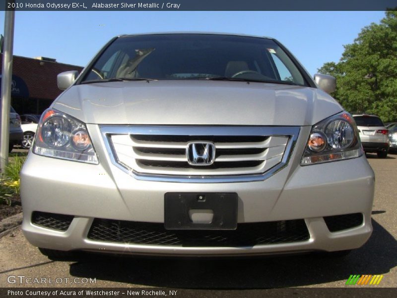 Alabaster Silver Metallic / Gray 2010 Honda Odyssey EX-L