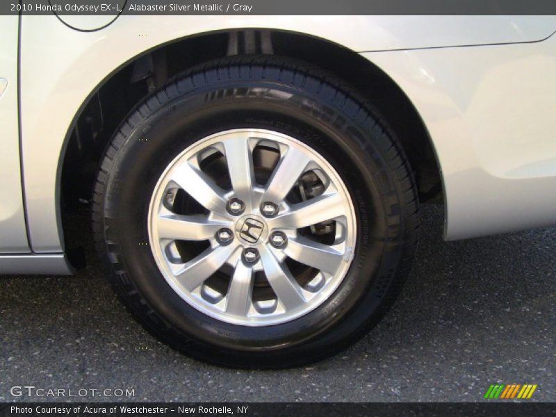 Alabaster Silver Metallic / Gray 2010 Honda Odyssey EX-L