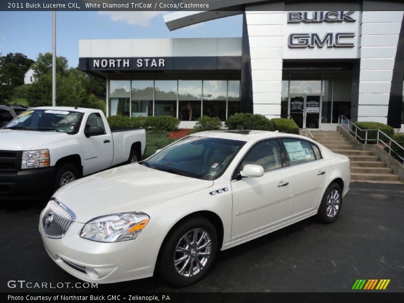 White Diamond TriCoat / Cocoa/Cashmere 2011 Buick Lucerne CXL