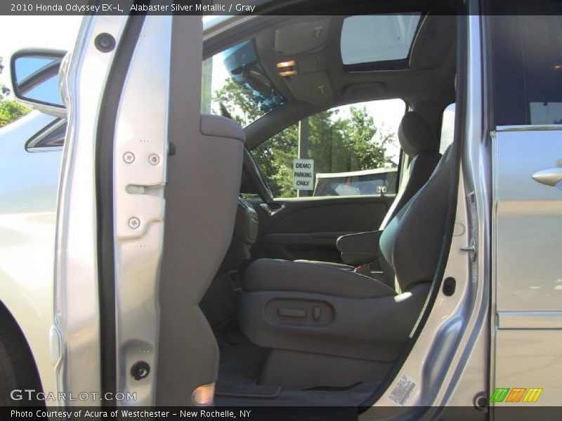 Alabaster Silver Metallic / Gray 2010 Honda Odyssey EX-L