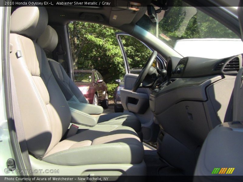 Alabaster Silver Metallic / Gray 2010 Honda Odyssey EX-L