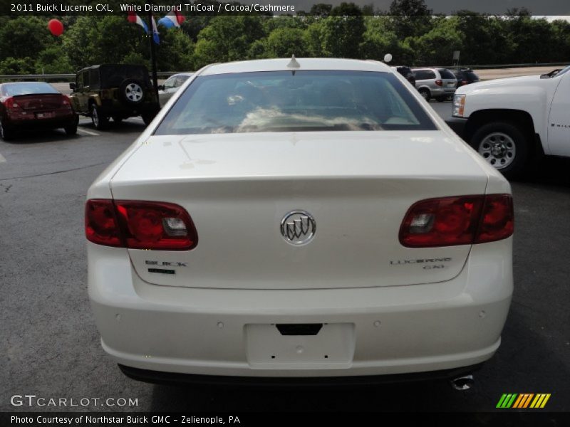 White Diamond TriCoat / Cocoa/Cashmere 2011 Buick Lucerne CXL