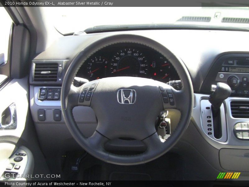 Alabaster Silver Metallic / Gray 2010 Honda Odyssey EX-L