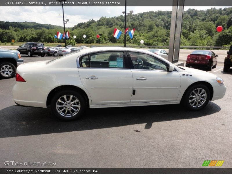 White Diamond TriCoat / Cocoa/Cashmere 2011 Buick Lucerne CXL