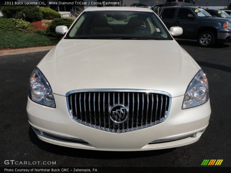 White Diamond TriCoat / Cocoa/Cashmere 2011 Buick Lucerne CXL