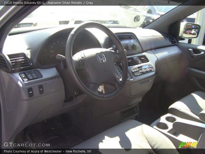 Alabaster Silver Metallic / Gray 2010 Honda Odyssey EX-L