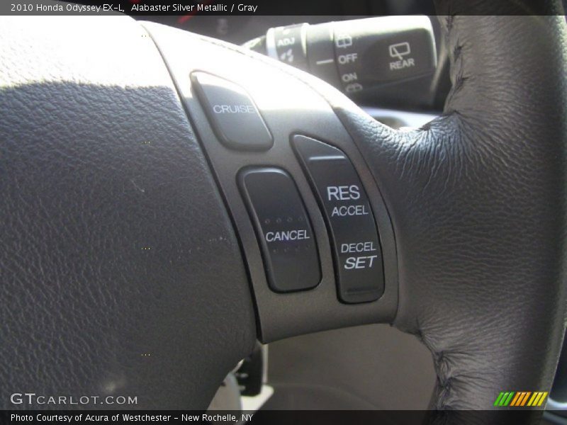 Alabaster Silver Metallic / Gray 2010 Honda Odyssey EX-L