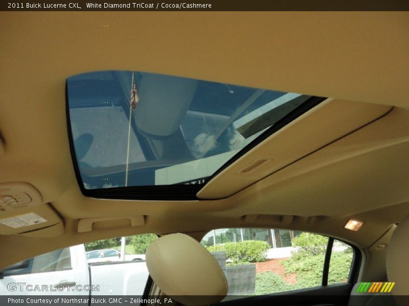 White Diamond TriCoat / Cocoa/Cashmere 2011 Buick Lucerne CXL