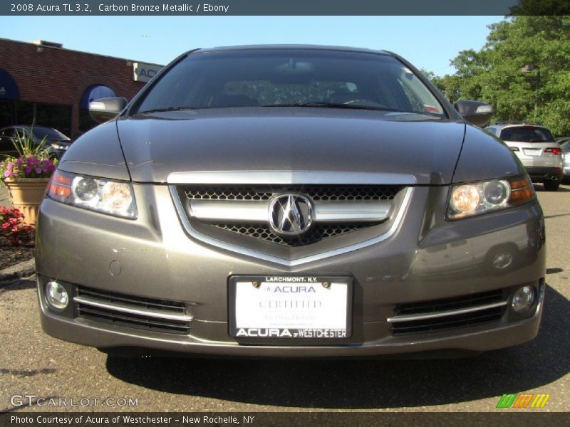 Carbon Bronze Metallic / Ebony 2008 Acura TL 3.2