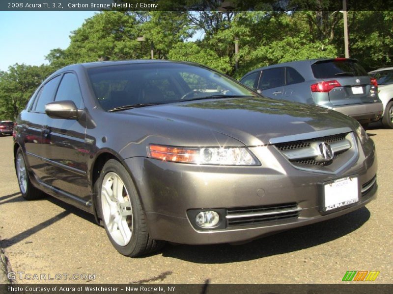 Carbon Bronze Metallic / Ebony 2008 Acura TL 3.2