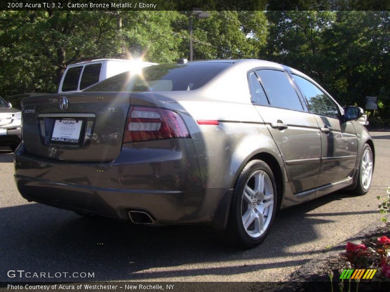 Carbon Bronze Metallic / Ebony 2008 Acura TL 3.2