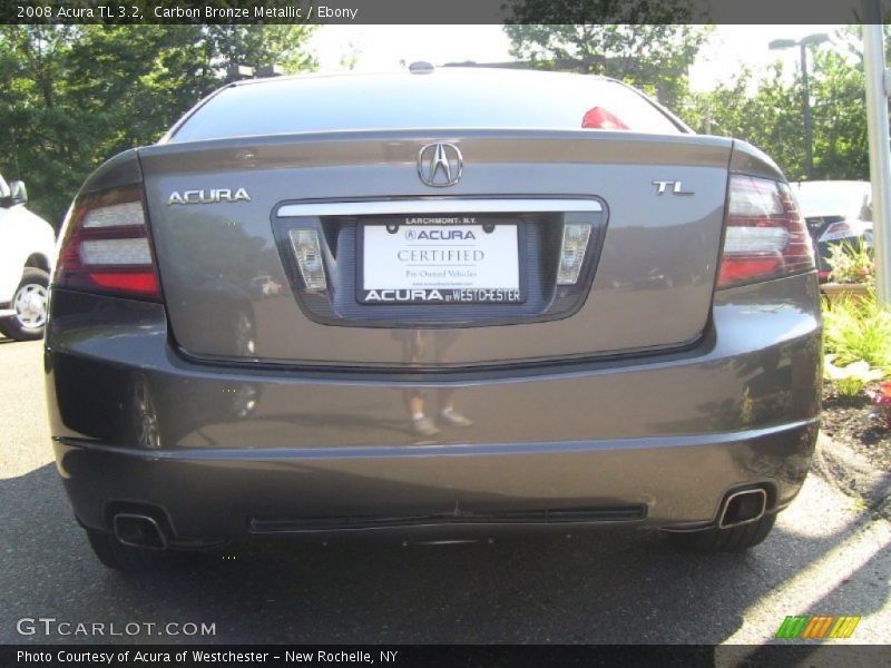 Carbon Bronze Metallic / Ebony 2008 Acura TL 3.2