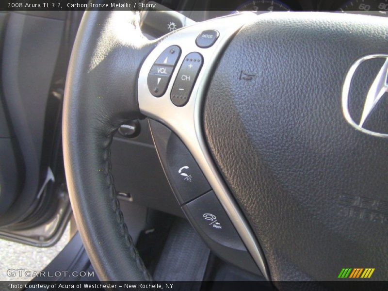 Carbon Bronze Metallic / Ebony 2008 Acura TL 3.2