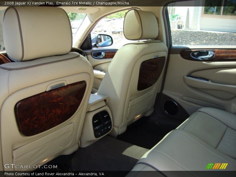 Emerald Fire Metallic / Champagne/Mocha 2008 Jaguar XJ Vanden Plas