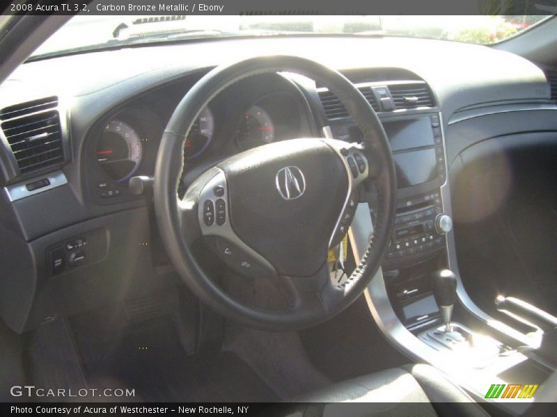 Carbon Bronze Metallic / Ebony 2008 Acura TL 3.2