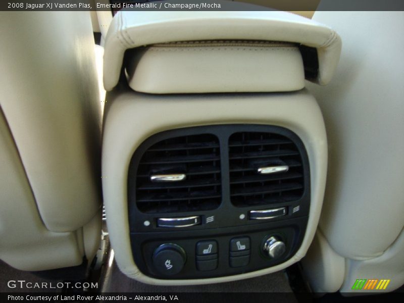 Emerald Fire Metallic / Champagne/Mocha 2008 Jaguar XJ Vanden Plas