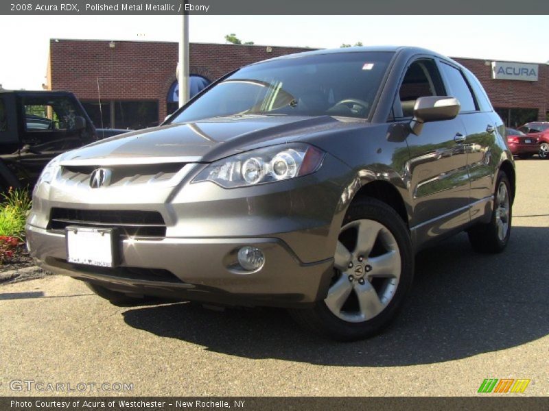 Polished Metal Metallic / Ebony 2008 Acura RDX