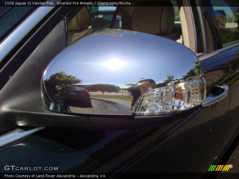 Emerald Fire Metallic / Champagne/Mocha 2008 Jaguar XJ Vanden Plas