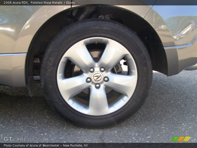 Polished Metal Metallic / Ebony 2008 Acura RDX