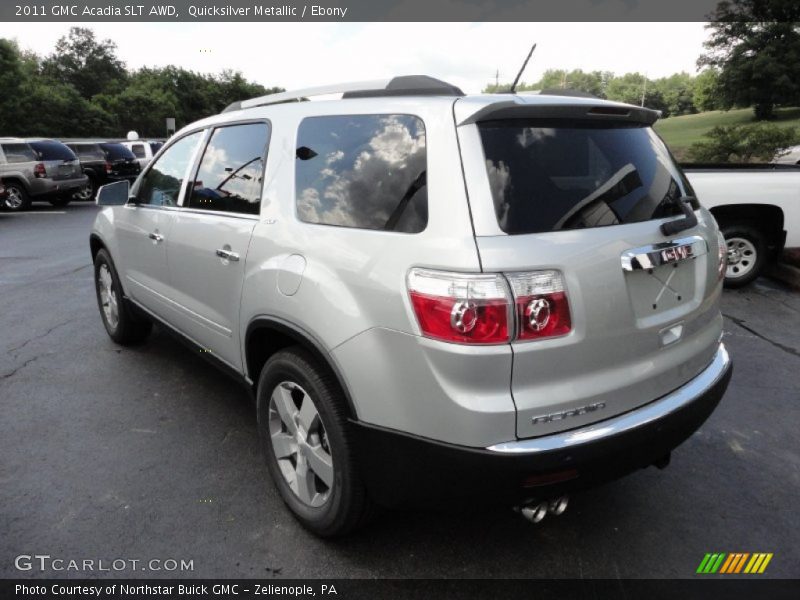 Quicksilver Metallic / Ebony 2011 GMC Acadia SLT AWD
