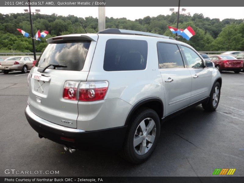 Quicksilver Metallic / Ebony 2011 GMC Acadia SLT AWD