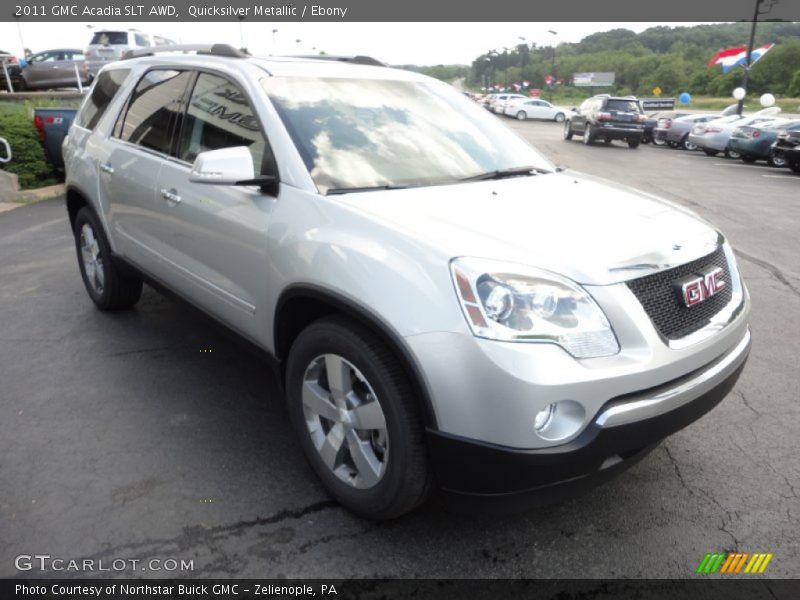 Quicksilver Metallic / Ebony 2011 GMC Acadia SLT AWD