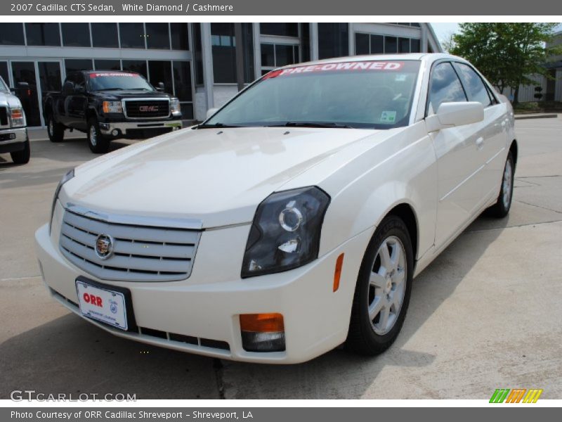 White Diamond / Cashmere 2007 Cadillac CTS Sedan