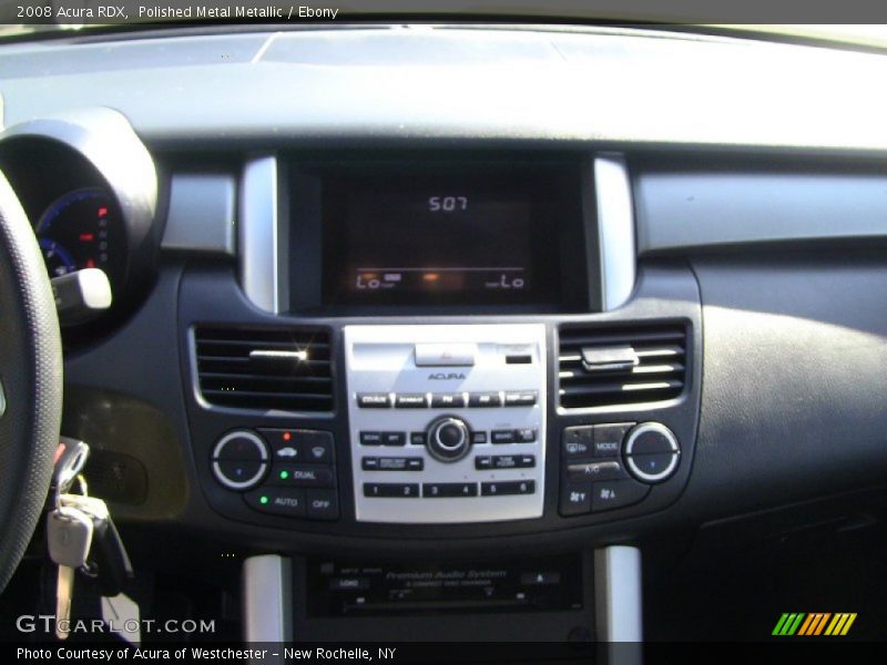 Polished Metal Metallic / Ebony 2008 Acura RDX