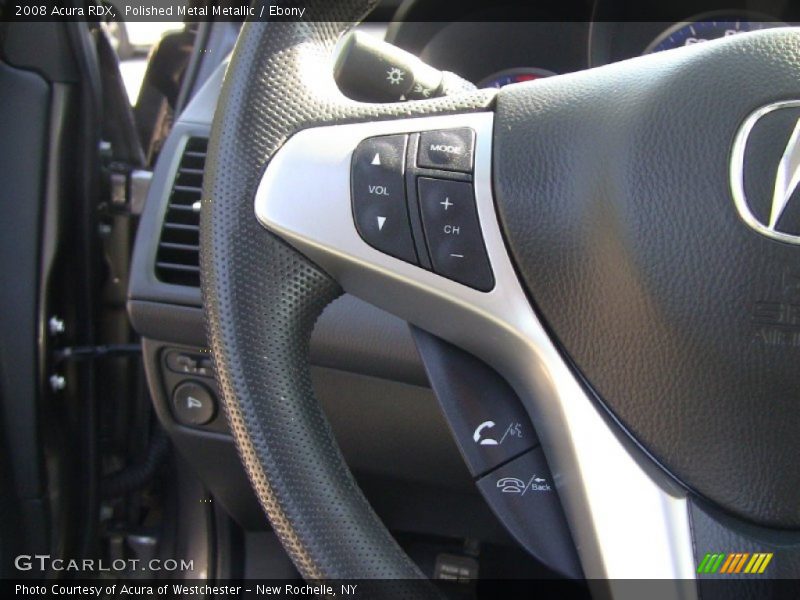 Polished Metal Metallic / Ebony 2008 Acura RDX