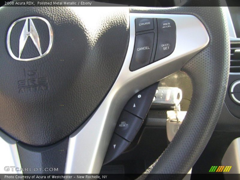 Polished Metal Metallic / Ebony 2008 Acura RDX