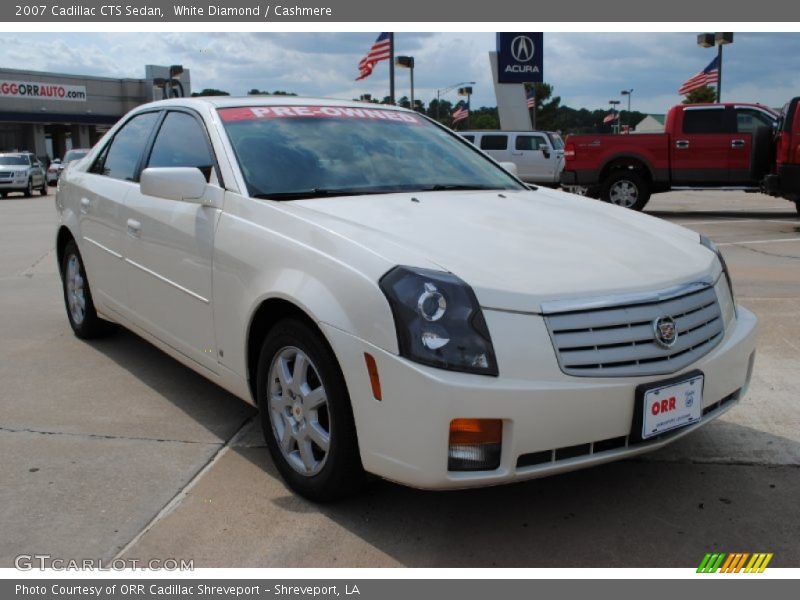 White Diamond / Cashmere 2007 Cadillac CTS Sedan