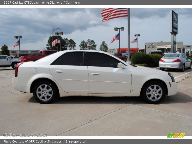 White Diamond / Cashmere 2007 Cadillac CTS Sedan