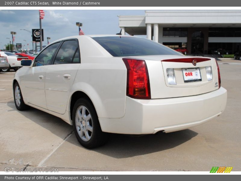 White Diamond / Cashmere 2007 Cadillac CTS Sedan