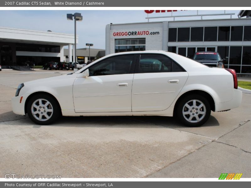 White Diamond / Cashmere 2007 Cadillac CTS Sedan