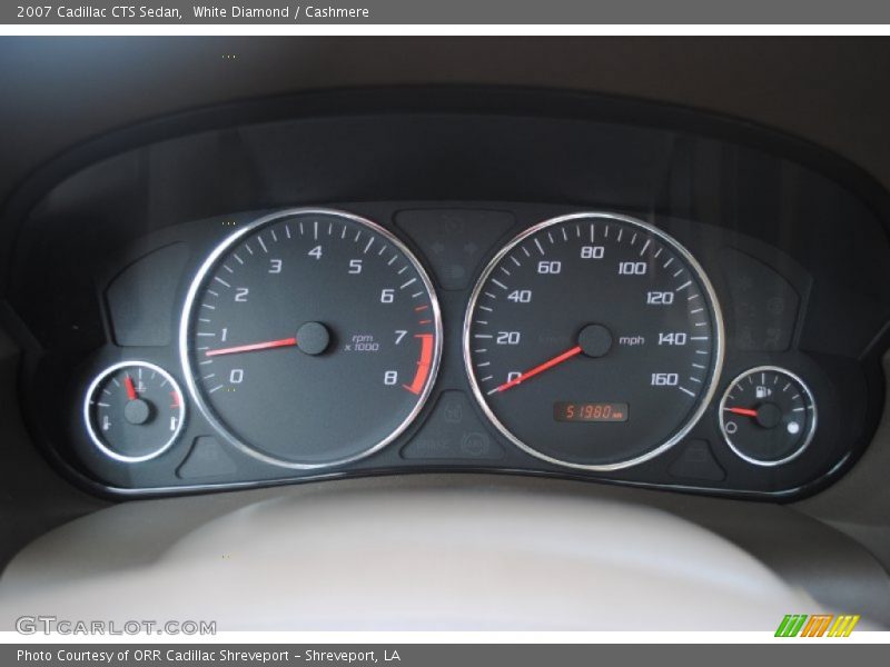 White Diamond / Cashmere 2007 Cadillac CTS Sedan