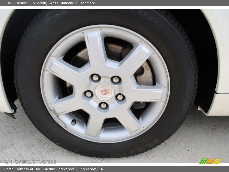White Diamond / Cashmere 2007 Cadillac CTS Sedan