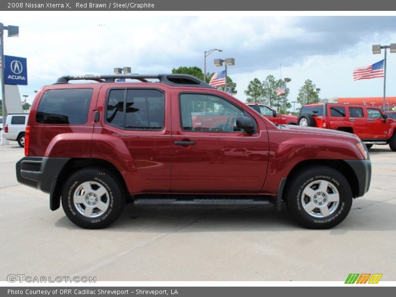 Red Brawn / Steel/Graphite 2008 Nissan Xterra X