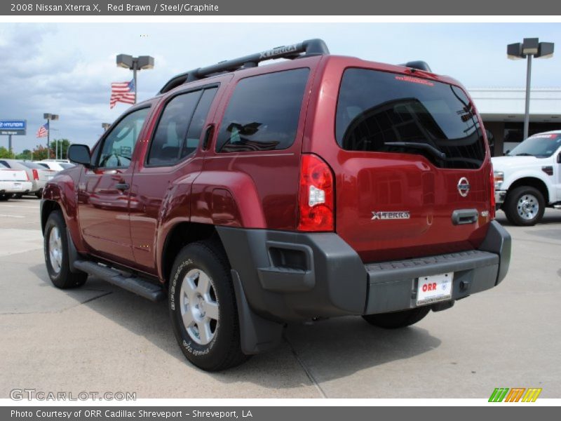 Red Brawn / Steel/Graphite 2008 Nissan Xterra X