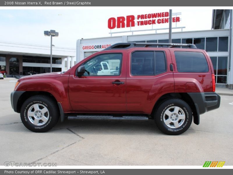 Red Brawn / Steel/Graphite 2008 Nissan Xterra X