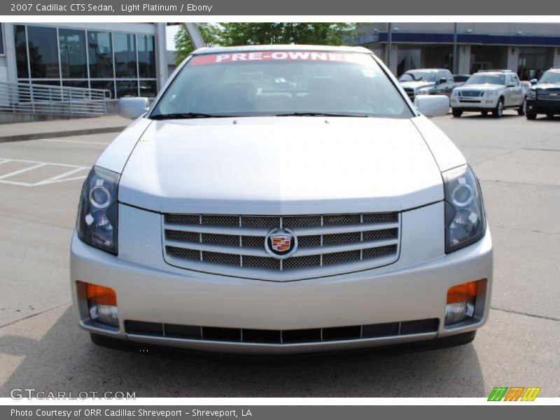 Light Platinum / Ebony 2007 Cadillac CTS Sedan