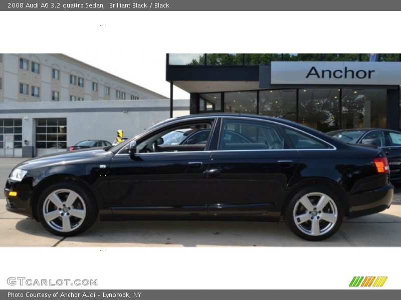 Brilliant Black / Black 2008 Audi A6 3.2 quattro Sedan