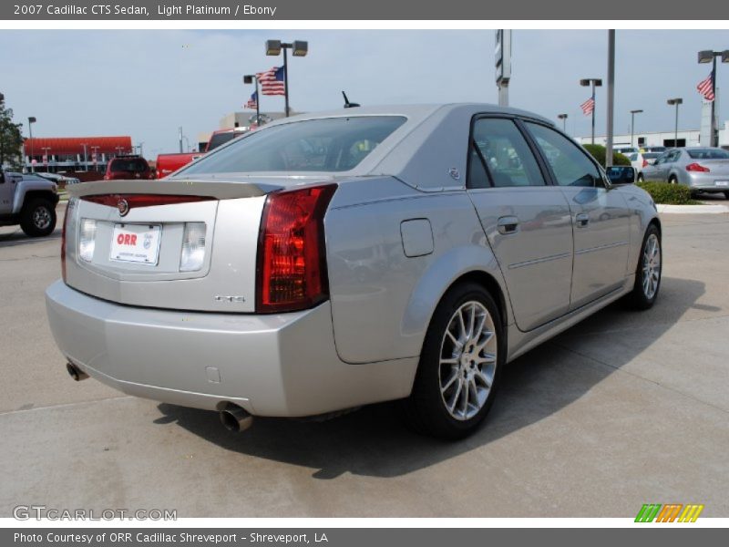 Light Platinum / Ebony 2007 Cadillac CTS Sedan