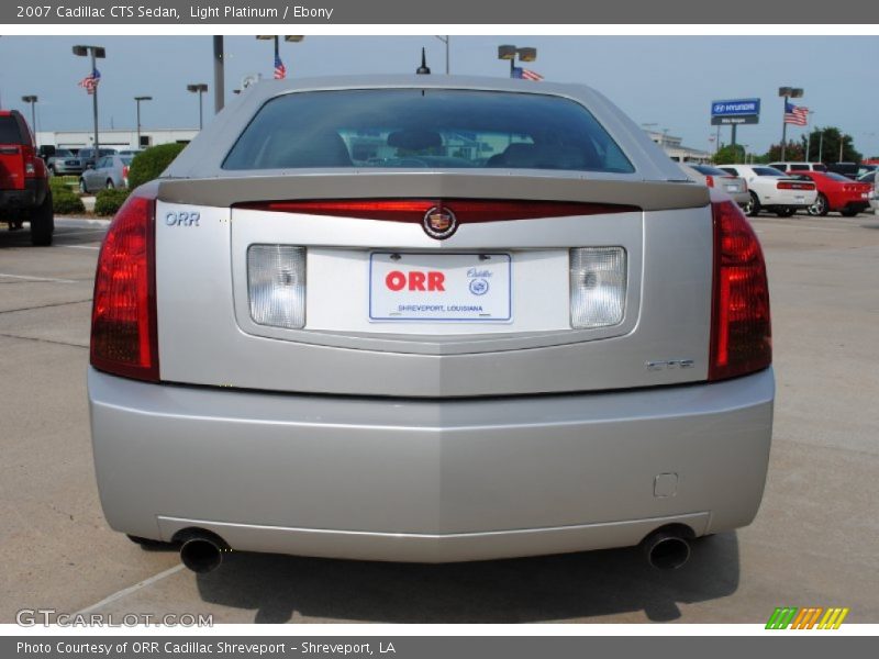 Light Platinum / Ebony 2007 Cadillac CTS Sedan
