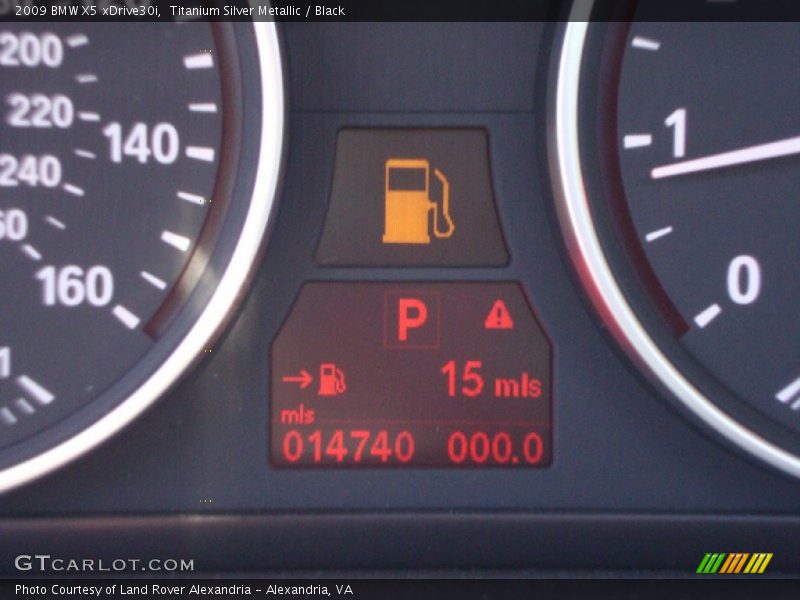 Titanium Silver Metallic / Black 2009 BMW X5 xDrive30i