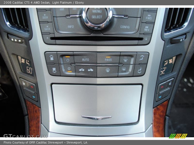 Controls of 2008 CTS 4 AWD Sedan