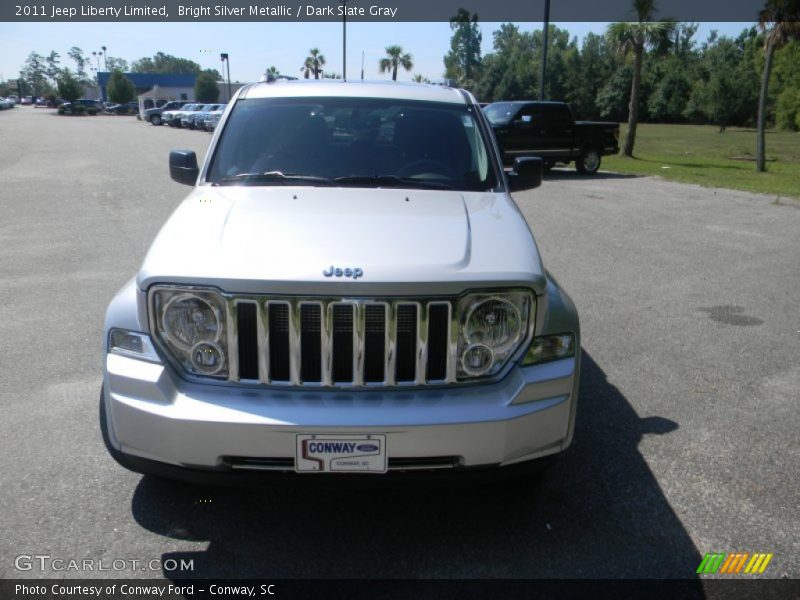 Bright Silver Metallic / Dark Slate Gray 2011 Jeep Liberty Limited