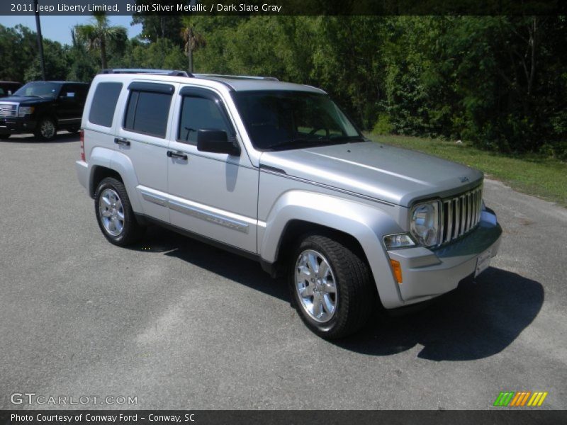 Bright Silver Metallic / Dark Slate Gray 2011 Jeep Liberty Limited