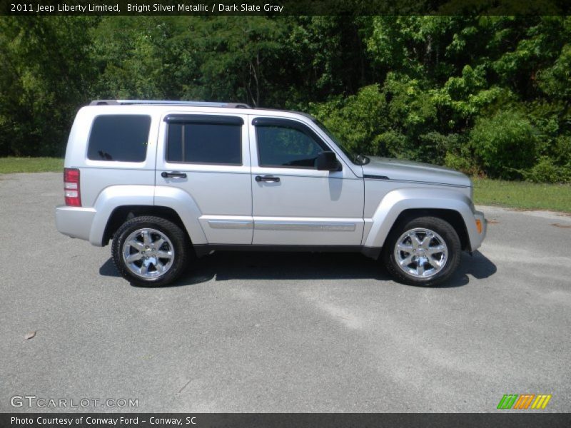 Bright Silver Metallic / Dark Slate Gray 2011 Jeep Liberty Limited